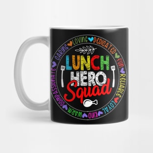 Lunch Hero Squad Funny Lunch Lady School Cafeteria Worker Mug